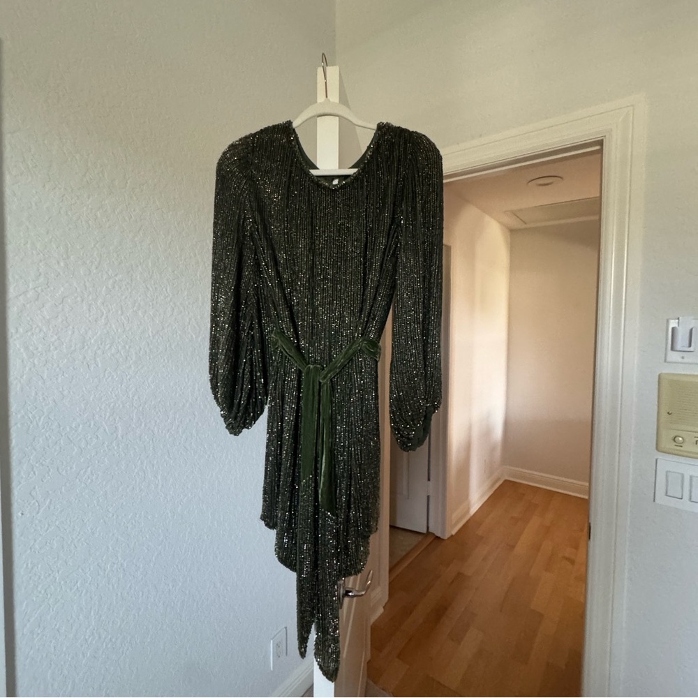 Retrofete size xs green dress